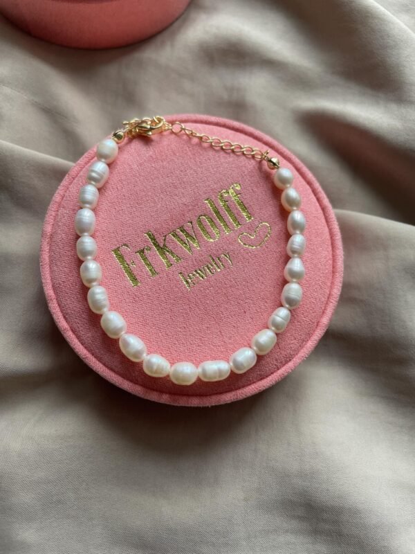 Mallow Pearl Armbånd – Ferskvandsperler & Guld